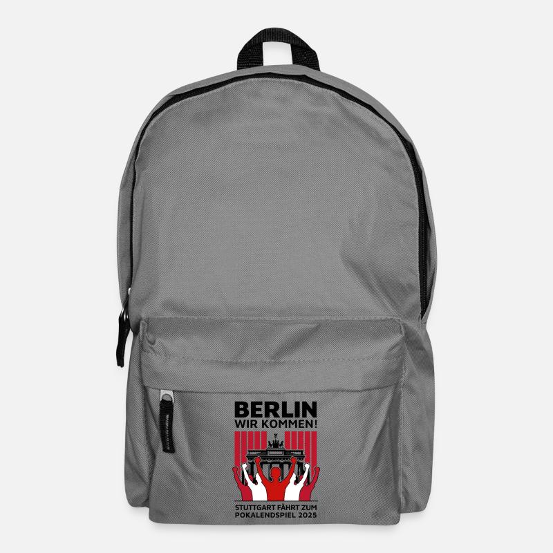 Stuttgart Berlin Finale – Berlin wir kommen! - Rucksack - Mittelgrau