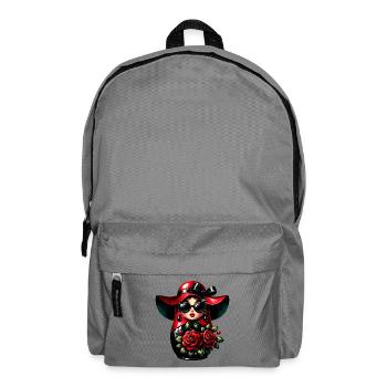 Russian Girl! Matryoshka Russian for Russians - Backpack - elephant grey - Front