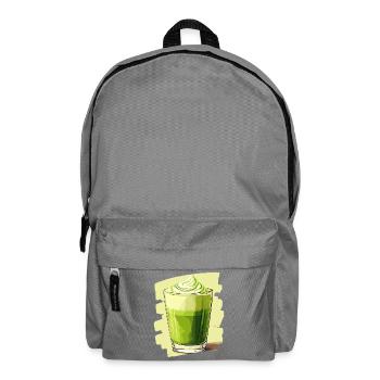 Matcha Latte Lover Green Tea - Backpack - elephant grey - Front