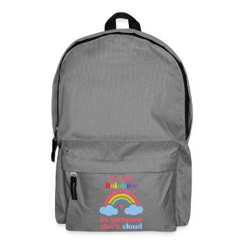 LGBTQ Pride Month - Be the Rainbow in someone else - Backpack - elephant grey - Front