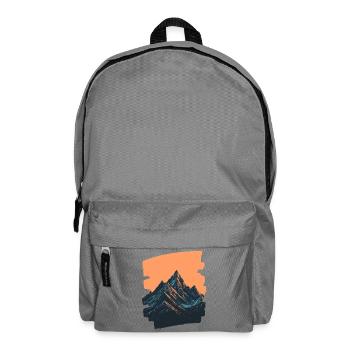 Mountains Climbing Climbers Hiking - Backpack - elephant grey - Front