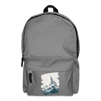 Berge Klettern Kletterer Wandern - Rucksack - Mittelgrau - Vorne