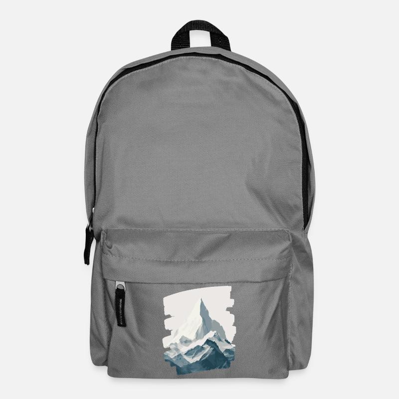 Berge Klettern Kletterer Wandern - Rucksack - Mittelgrau