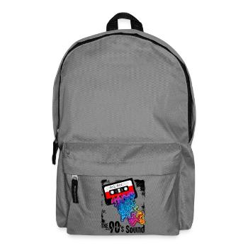 The 90s Sound - Retro Kassette Farbenfroh - Rucksack - Mittelgrau - Vorne