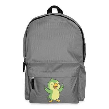 Perroquet de fête - Sac à dos - gris éléphant - Devant