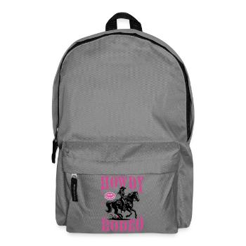 Howdy Rodeo – Pas pour les débutants - Sac à dos - gris éléphant - Devant