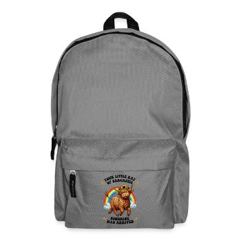 Dein kleiner sarkastischer Sonnenstrahl ist da - Rucksack - Mittelgrau - Vorne
