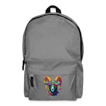 Bélier mouflon Bélier Mouton sauvage Mouton mâle - Sac à dos - gris éléphant - Devant