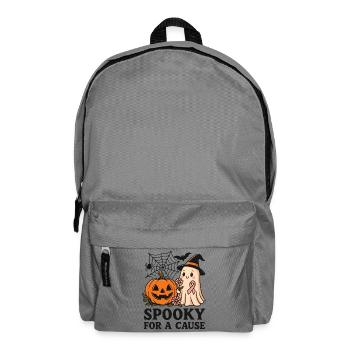 Gruselig für einen guten Zweck – Cute Ghost Support - Rucksack - Mittelgrau - Vorne