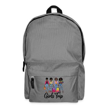 Fashionistas avec des équipements de voyage colorés - Sac à dos - gris éléphant - Devant
