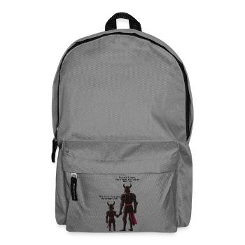 Funny Gamer Dad – Full Strength RPG Humor - Backpack - elephant grey - Front