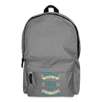 Design d'inspiration rétro vintage de 1954 - Sac à dos - gris éléphant - Devant