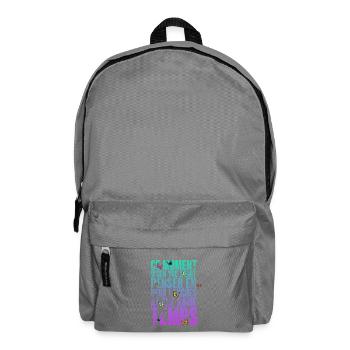 COOL SAYING FOR MULTILINGUALS, INTERNATIONAL - Backpack - elephant grey - Front