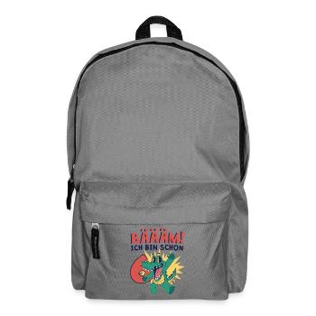 Cadeau d'anniversaire pour les 6 ans d'un enfant - Sac à dos - gris éléphant - Devant