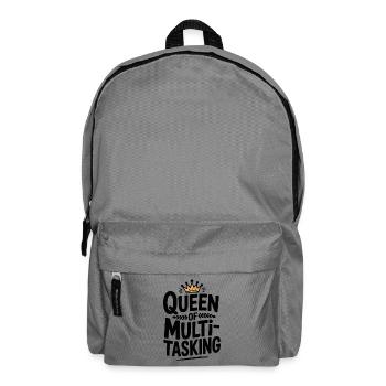 Queen of Multitasking - Backpack - elephant grey - Front