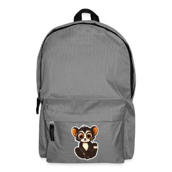 lémurien - Sac à dos - gris éléphant - Devant