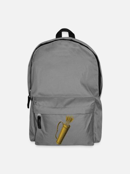 Bogenschießen Bogen Pfeil Köcher Bogenschütze - Rucksack - Mittelgrau