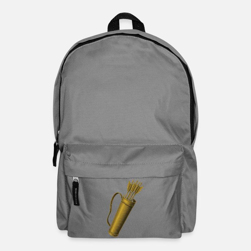 Bogenschießen Bogen Pfeil Köcher Bogenschütze - Rucksack - Mittelgrau