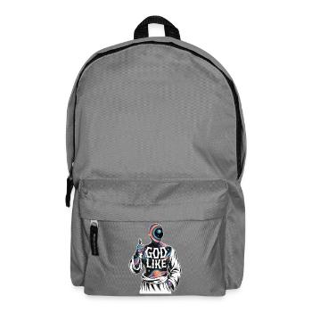 God Like Galaxy Design - Backpack - elephant grey - Front