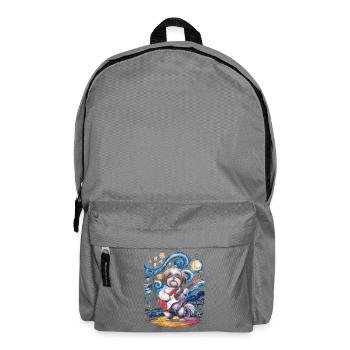 Starry Night Shih Tzu - Rucksack - Mittelgrau - Vorne