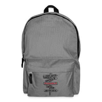 Flensburg Baltic Sea Resort Holiday Baltic Sea Coast Home - Backpack - elephant grey - Front