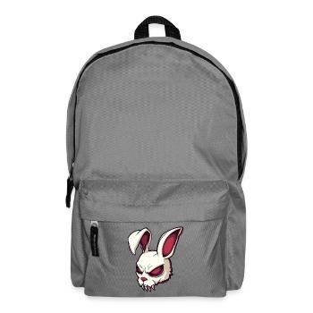 Illustration de crâne de lapin maléfique - Sac à dos - gris éléphant - Devant