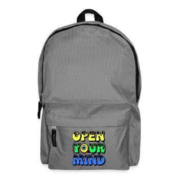 Lebendiges Augen-Design - Rucksack - Mittelgrau - Vorne