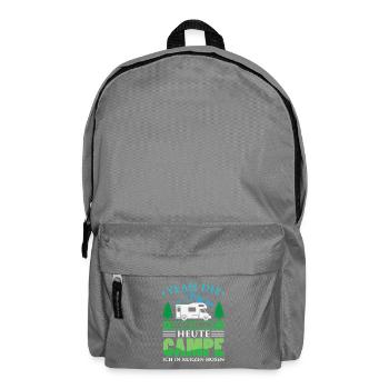 Chauffagiste Plombier Plombier de construction chauffage - Sac à dos - gris éléphant - Devant