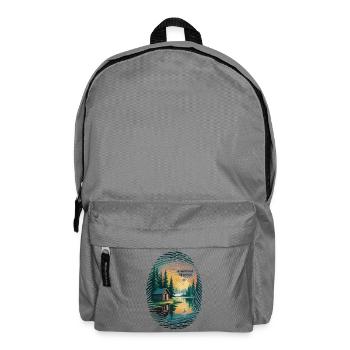 Natur Ruhe - A Moment of Peace Shirt - Rucksack - Mittelgrau - Vorne