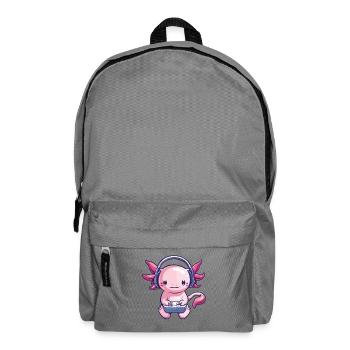 Creative Axolotl gaming - Backpack - elephant grey - Front