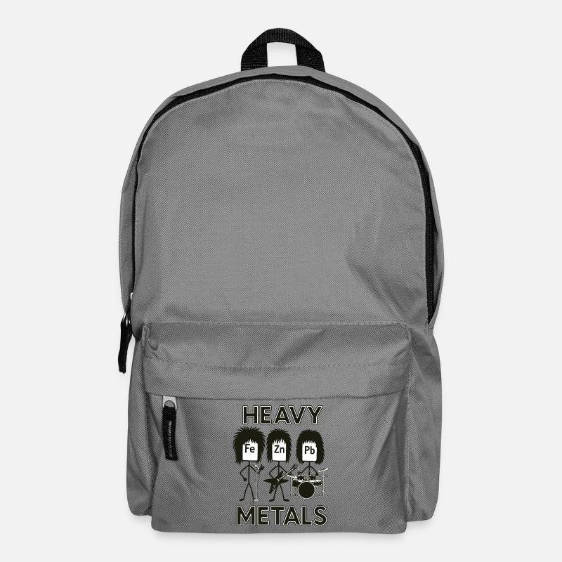 Heavy metal band design with elements - Backpack - elephant grey