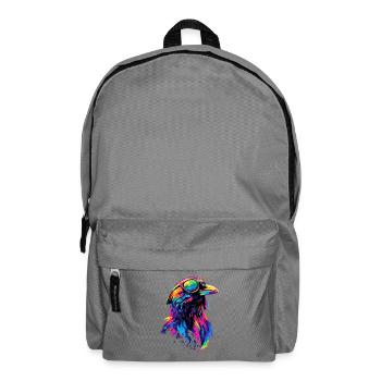 Raven, Crow, Bird, Raven Crow, Jackdaw, Black Raven - Backpack - elephant grey - Front