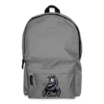 F-Caw-F Meme Crow - Sac à dos - gris éléphant - Devant