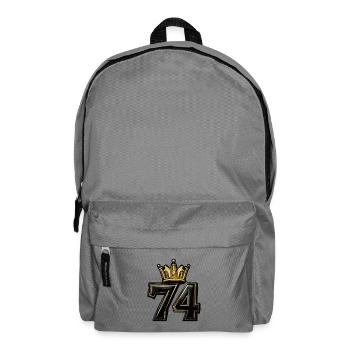 74 Number Krone - Backpack - elephant grey - Front