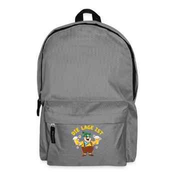 Bavarian Beer Friend Munich Mugs Lederhosen - Backpack - elephant grey - Front