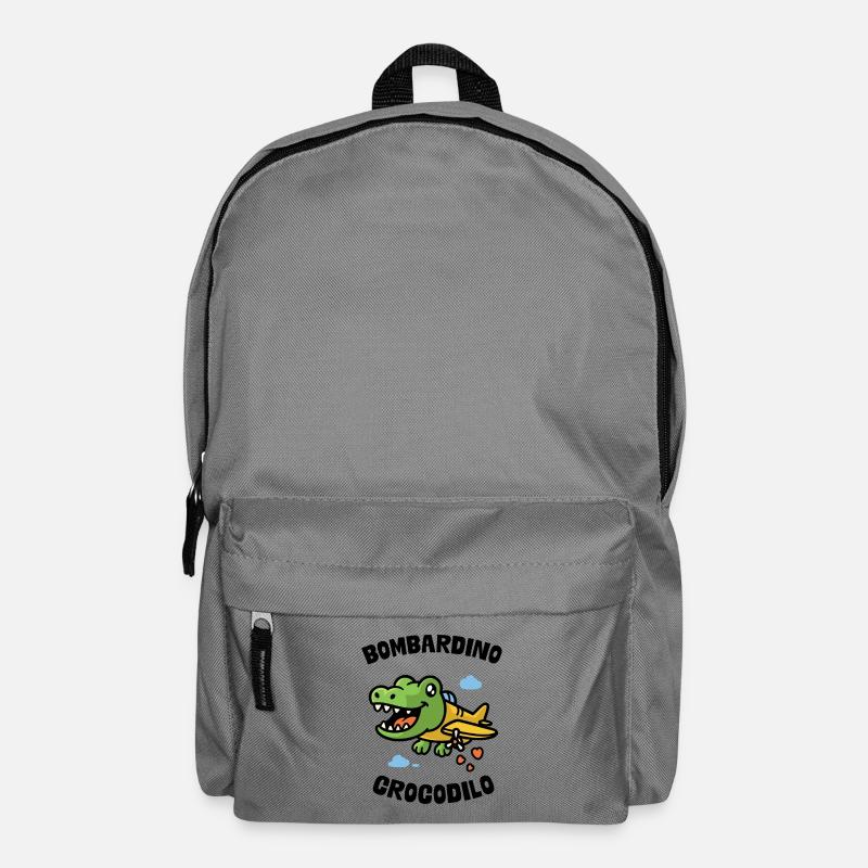 Bombardino crocodilo - Backpack - elephant grey
