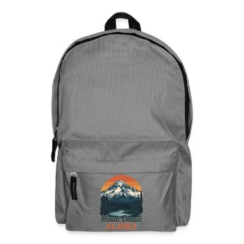 Denali Alaskas Berglandschaft - Rucksack - Mittelgrau - Vorne