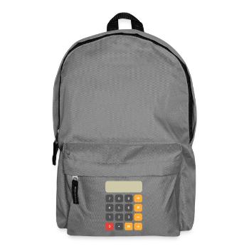 Calculateur de nombre de jour Clavier Graphique - Sac à dos - gris éléphant - Devant