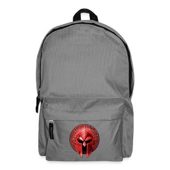 Spartaner Helm Gladiator Rot - Rucksack - Mittelgrau - Vorne