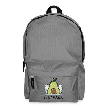Schlavocado Funny Avocado Pun - Rucksack - Mittelgrau - Vorne