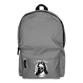 Jésus, j’ai vu cela, Jésus-Christ - Sac à dos - gris éléphant - Devant