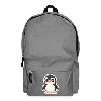 Pinguin - Rucksack - Mittelgrau - Vorne
