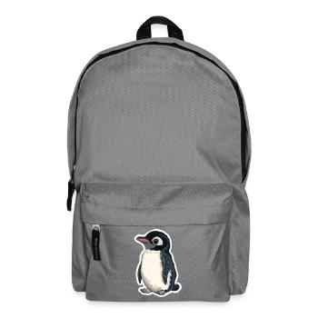 Pinguin - Rucksack - Mittelgrau - Vorne