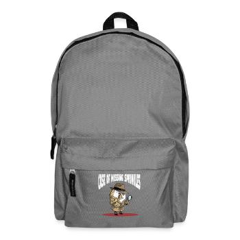 Lustige Donut Detektiv - Rucksack - Mittelgrau - Vorne