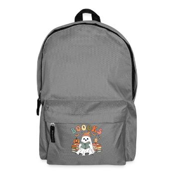 Lecture Fantôme Halloween - Sac à dos - gris éléphant - Devant