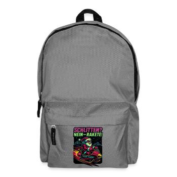 Polar Turbo Neon Sleigh Christmas Santa Claus - Backpack - elephant grey - Front