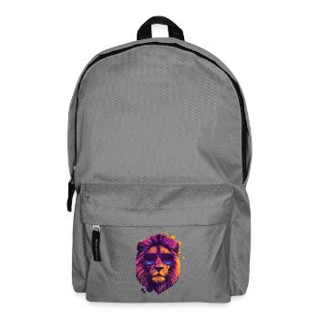 Zodiac Horoscope Leo Head Leo - Backpack - elephant grey - Front