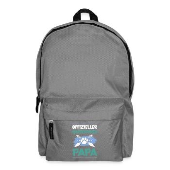 dachshund dachshund dogs dad - Backpack - elephant grey - Front