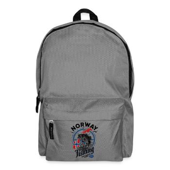 Norway Fishing Tour 2026 - Angler Geschenk - Rucksack - Mittelgrau - Vorne