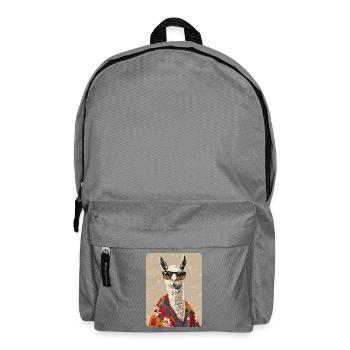 lama - Sac à dos - gris éléphant - Devant